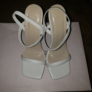 White Heels size 36 size 6